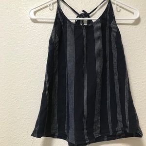 Cross cross back tank top
